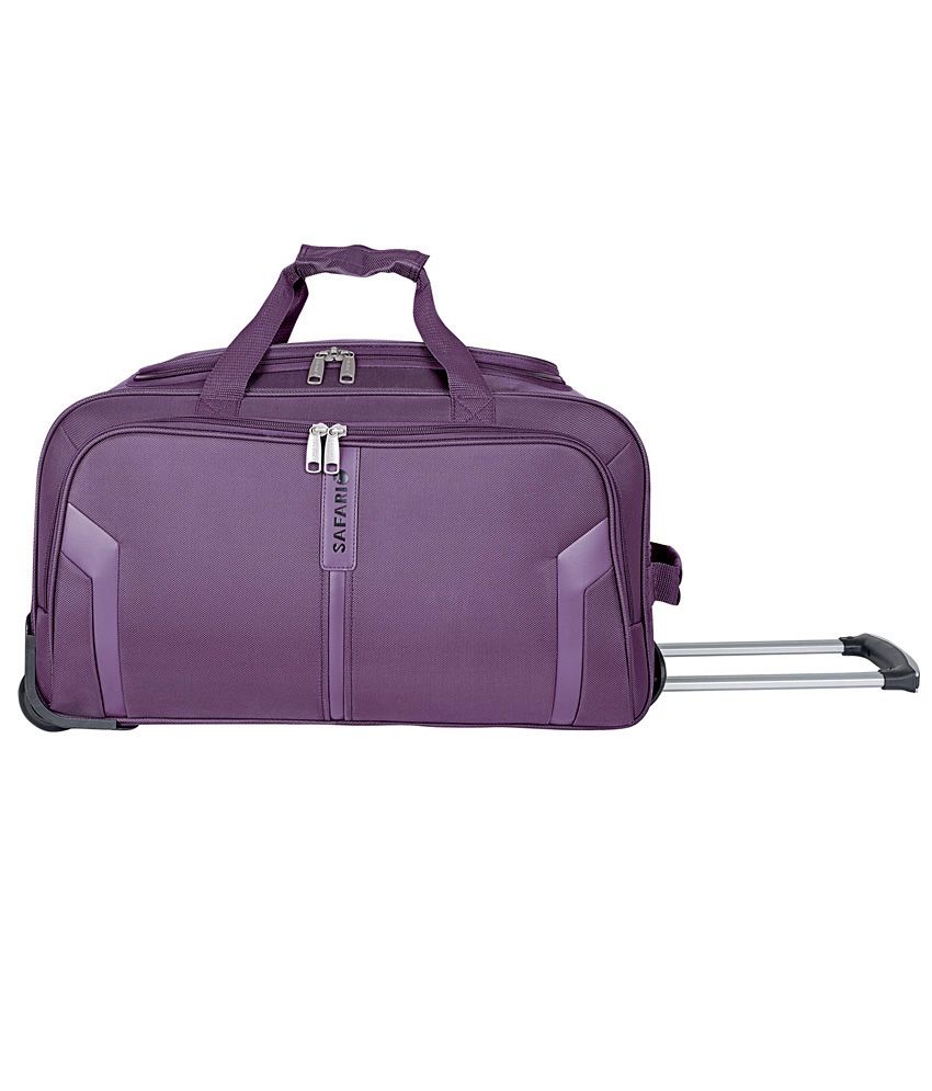 Safari Mach 2 Wheel Purple Soft Luggage Trolley-Size Small (Below 60 Cm ...