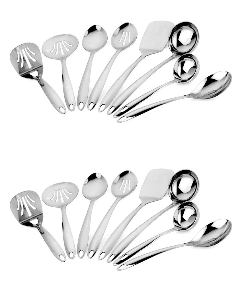 Airan Kitchen Serving Spoons Set 8 Pcs (buy One & Get One) Buy