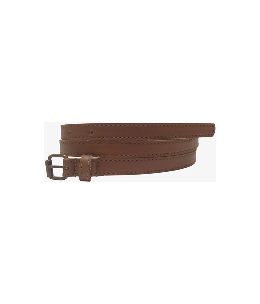     			Miss Chase Tan Leather Casual Belt