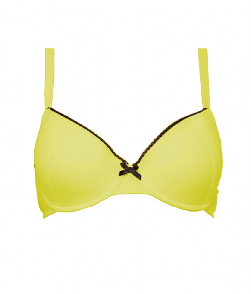 Buy Clovia Yellow Underwired Bra Online at Best Prices in India - Snapdeal