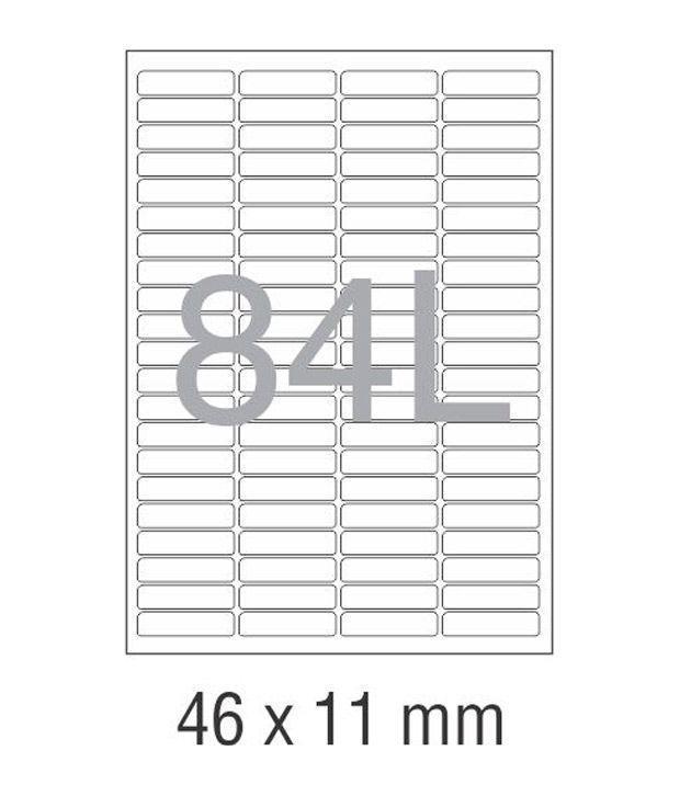 NovaJet Multipurpose Label-84 precut labels: Buy Online at Best Price in India - Snapdeal