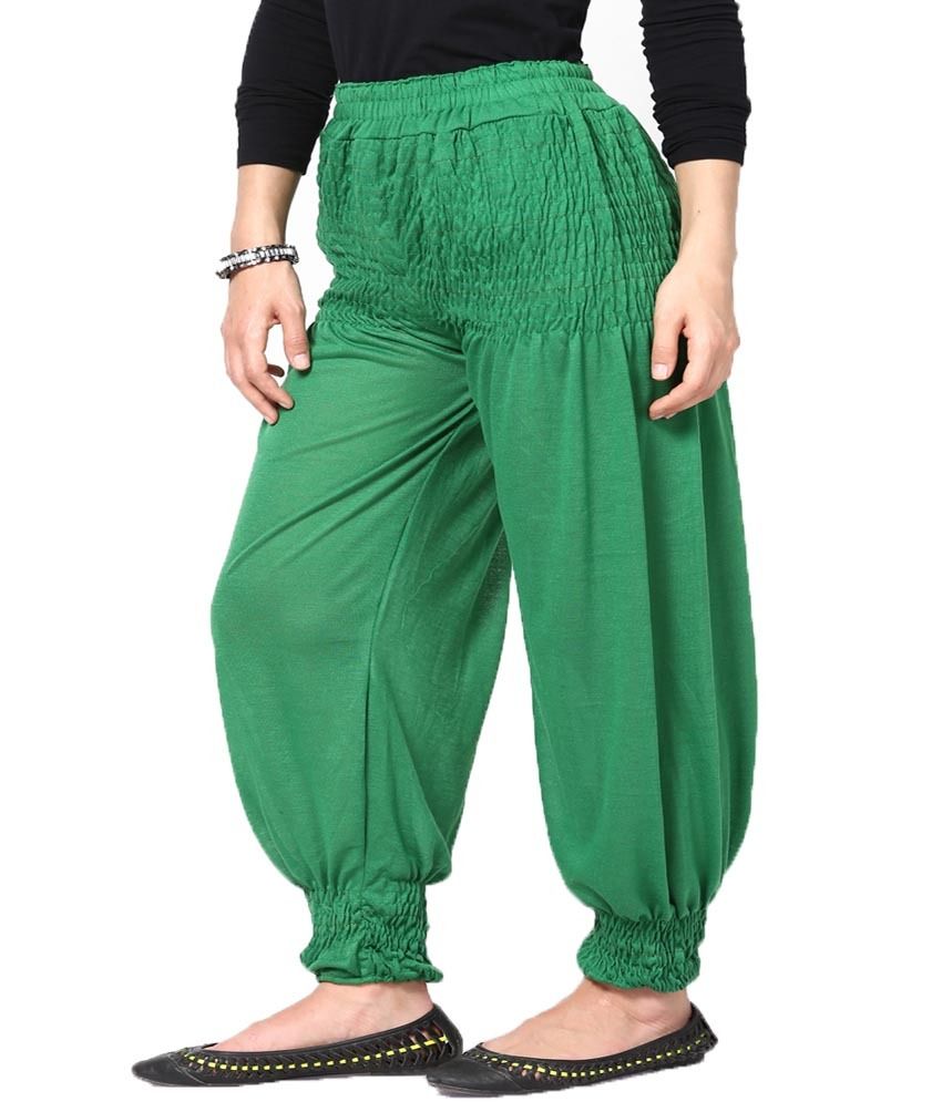 Castle Lifestyle Parrot Green Harem Pant Price in India - Buy Castle ...