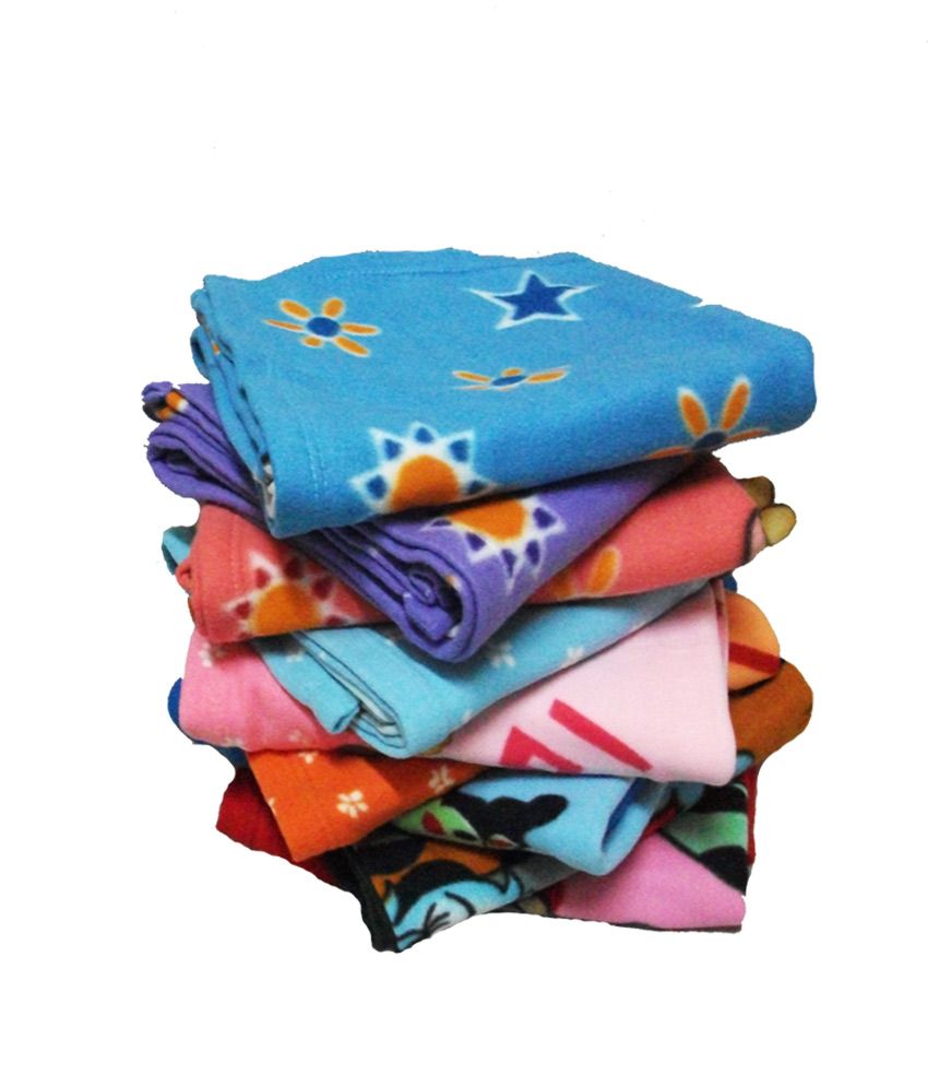 Garg attractive cartoon character baby blanket Blue Red Pink Assorted