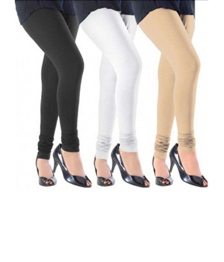 Lycra Multi Color Cotton Leggings Price in India Buy Lycra Multi