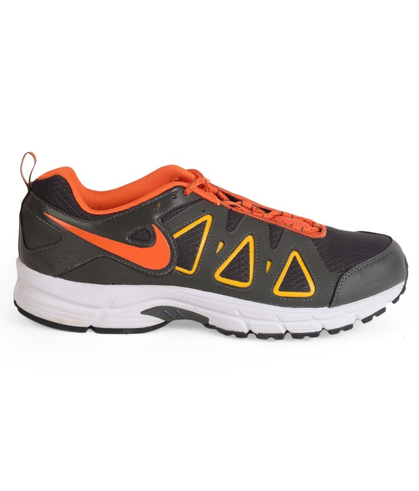 nike sports shoes orange colour