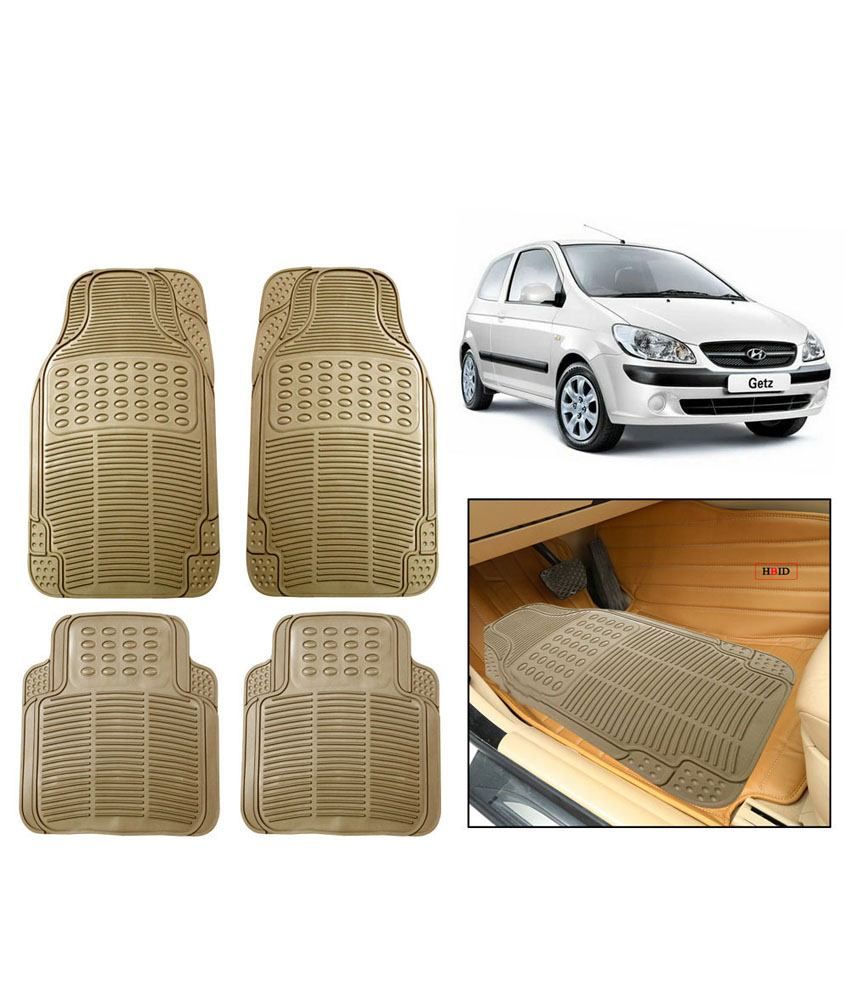 Autosun Beige Rubber Floor Mats For Hyundai Getz Buy Autosun Beige