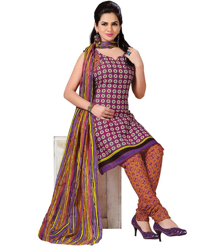 Synthetic Printed Dress Material - Buy Synthetic Printed Dress Material