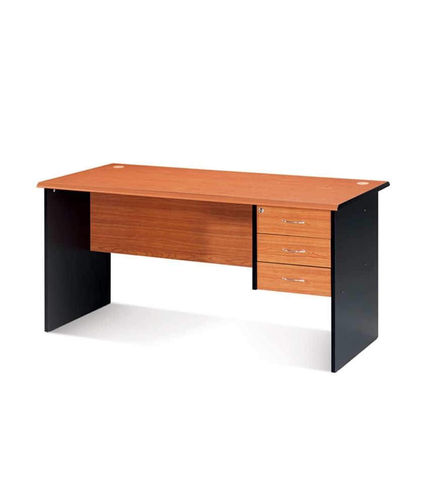 Nilkamal Illinois 3 Drawer Office Table Buy Nilkamal Illinois 3