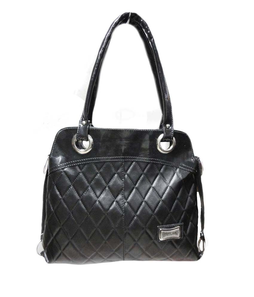 classic black shoulder bag