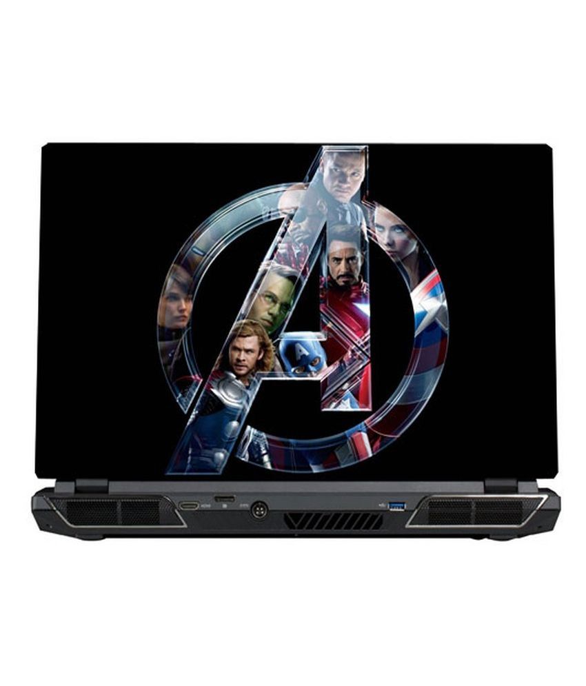Skinshack Avengers Logo Superhero Laptop Skin (17 Inch) Buy Skinshack