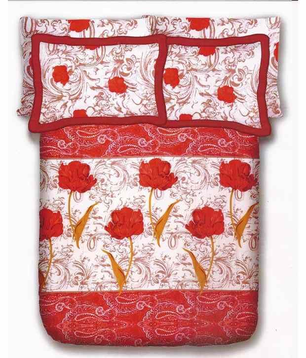 Snuggle Contemporary Cotton Double Bed Sheet Multi Buy Snuggle