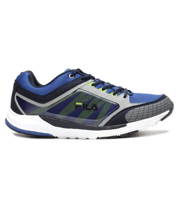 fila blue running shoes