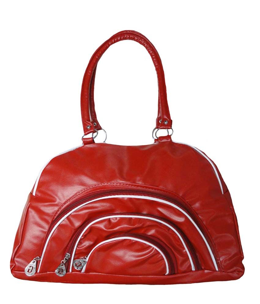 womens red shoulder bag