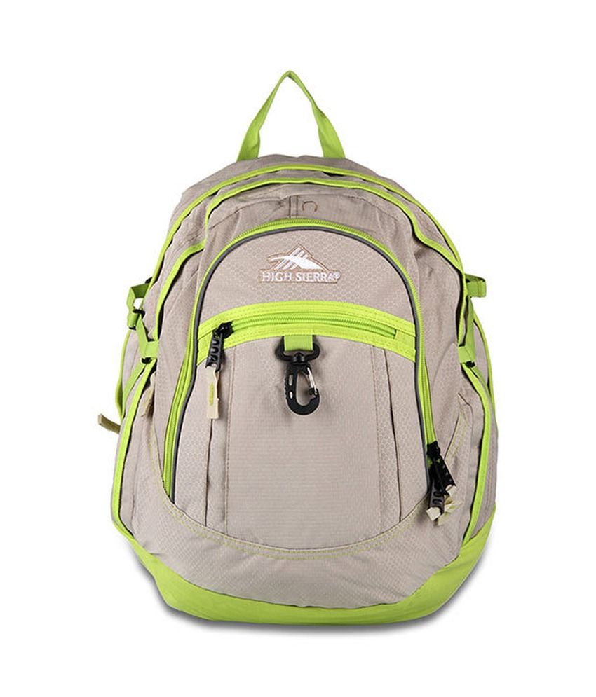 high sierra gray backpack