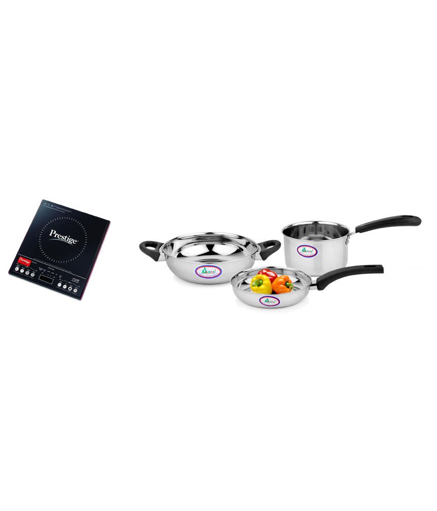 prestige induction bottom cookware set
