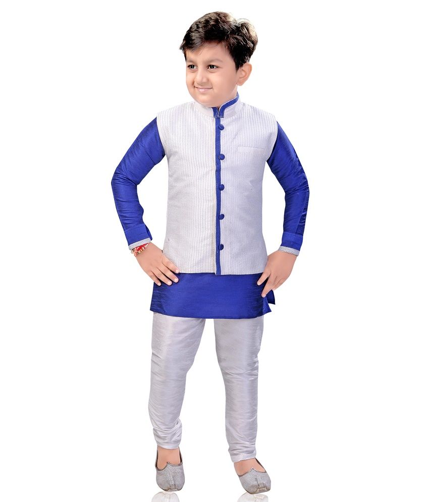 tussar silk churidar set