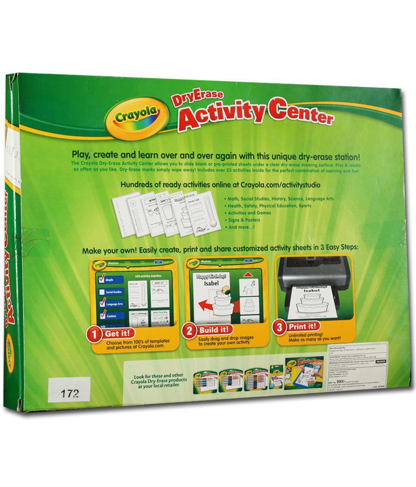 Crayola Dry Erase Activity Center - Buy Crayola Dry Erase Activity