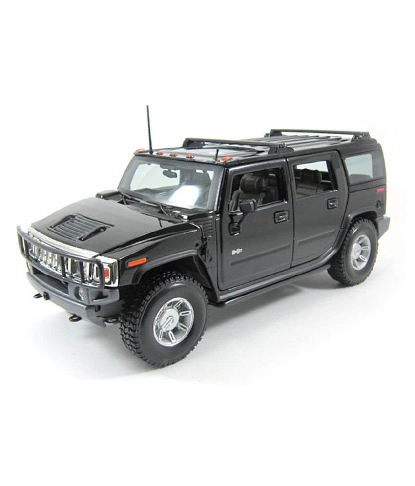 2003 Hummer H2 Suv Black 1:18 by Maisto Diecast Scale Model Car - Buy ...