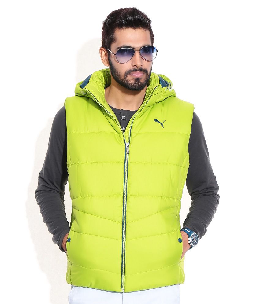 puma neon green jacket