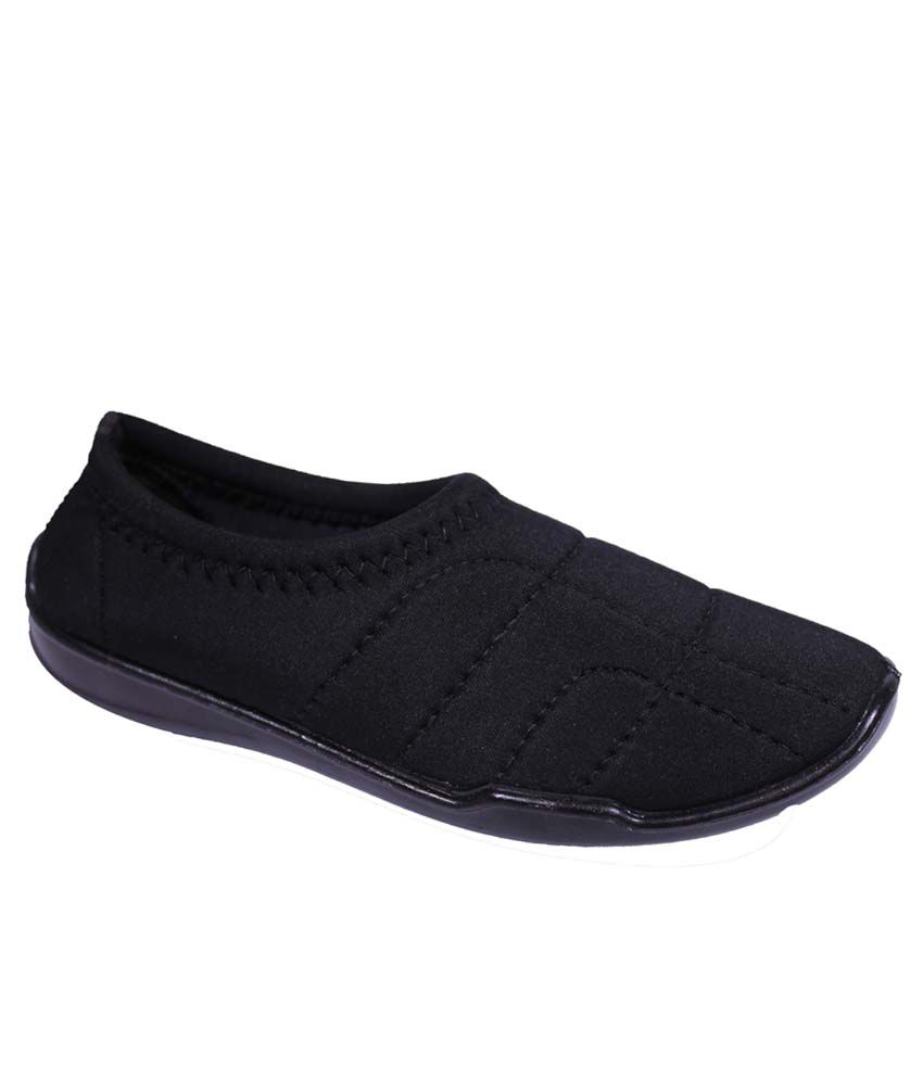 Trv Black Flat Casual Shoes Price in 