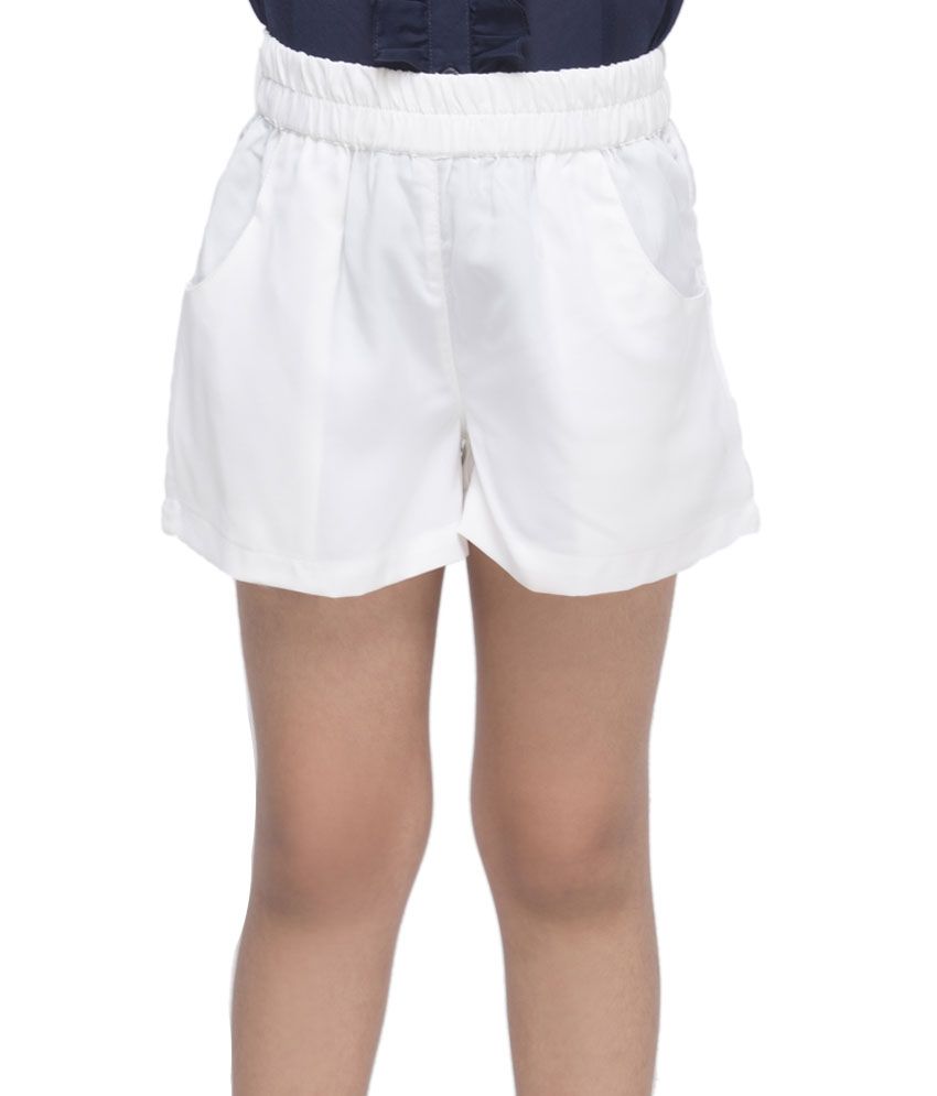 white color shorts