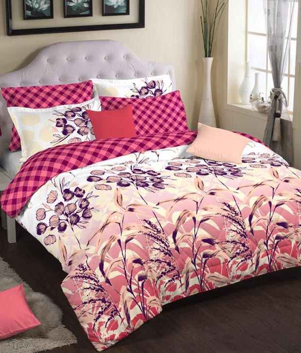 Portico New York Pink Floral Satin Comforter King Buy Portico New