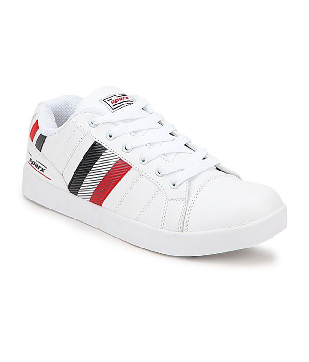 sparx shoes in white colour