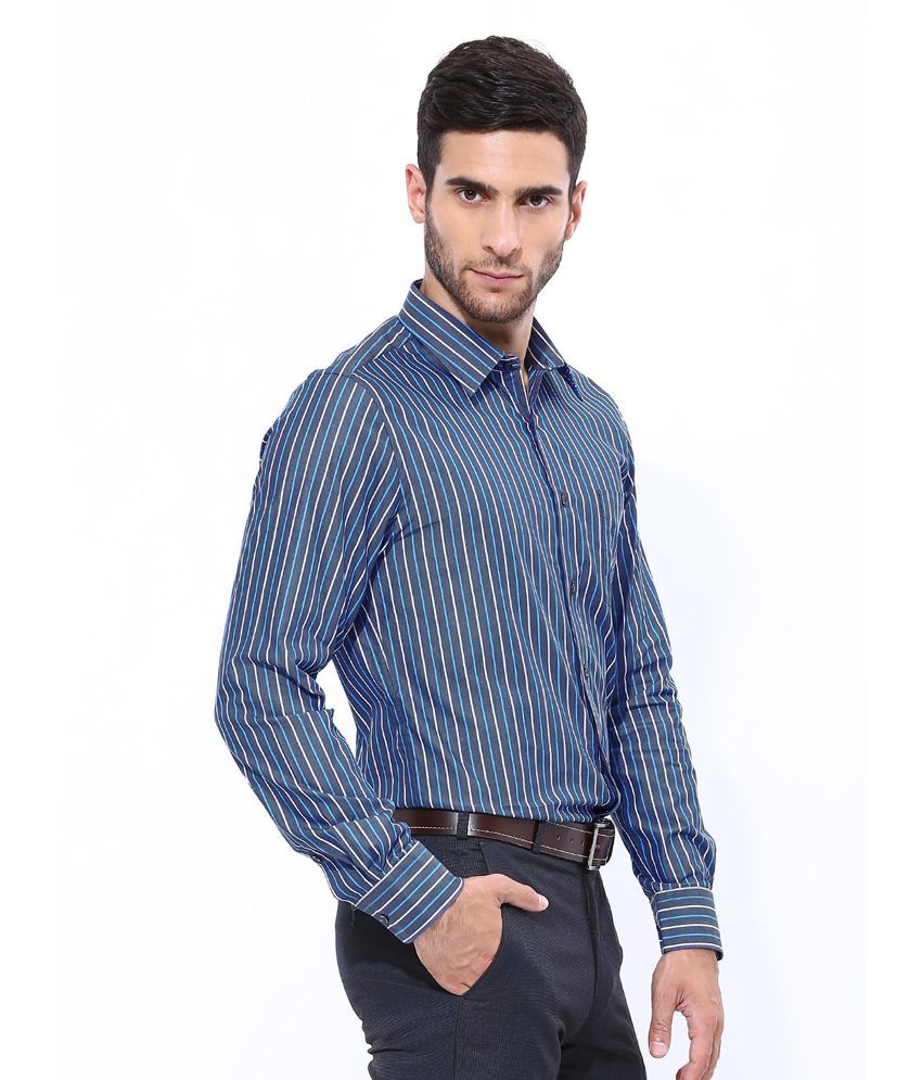 men's formal striped shirts uk