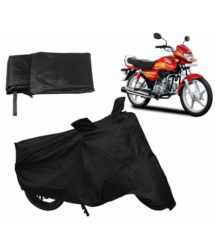 Relax Auto Accessories Bike Body Cover For Hero Hf Deluxe - Black: Buy ...