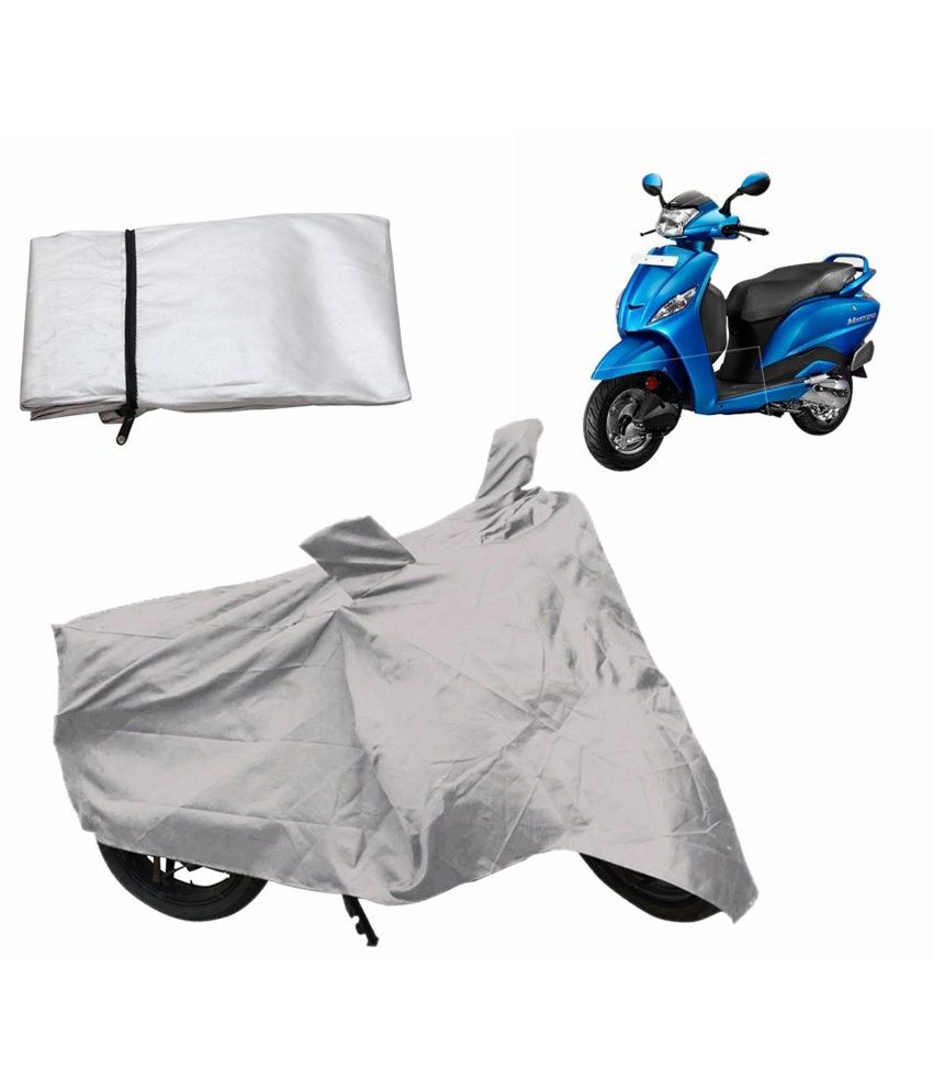 Relax Auto Accessories Scooty Cover For Hero Maestro Scooty Silver