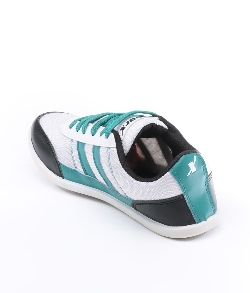 sparx white casual shoes