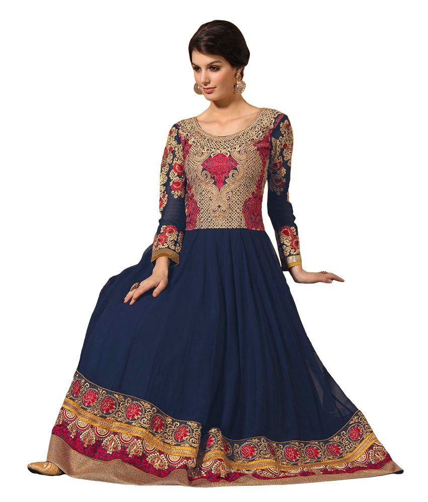 anarkali floor touch suits