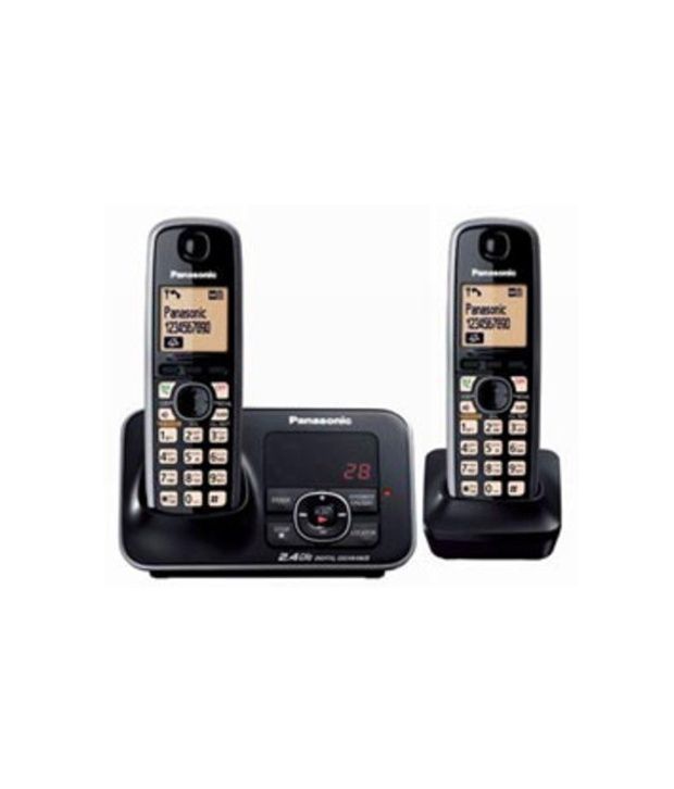     			Panasonic Kxtg-3722 sx Cordless Landline Phone ( Black )