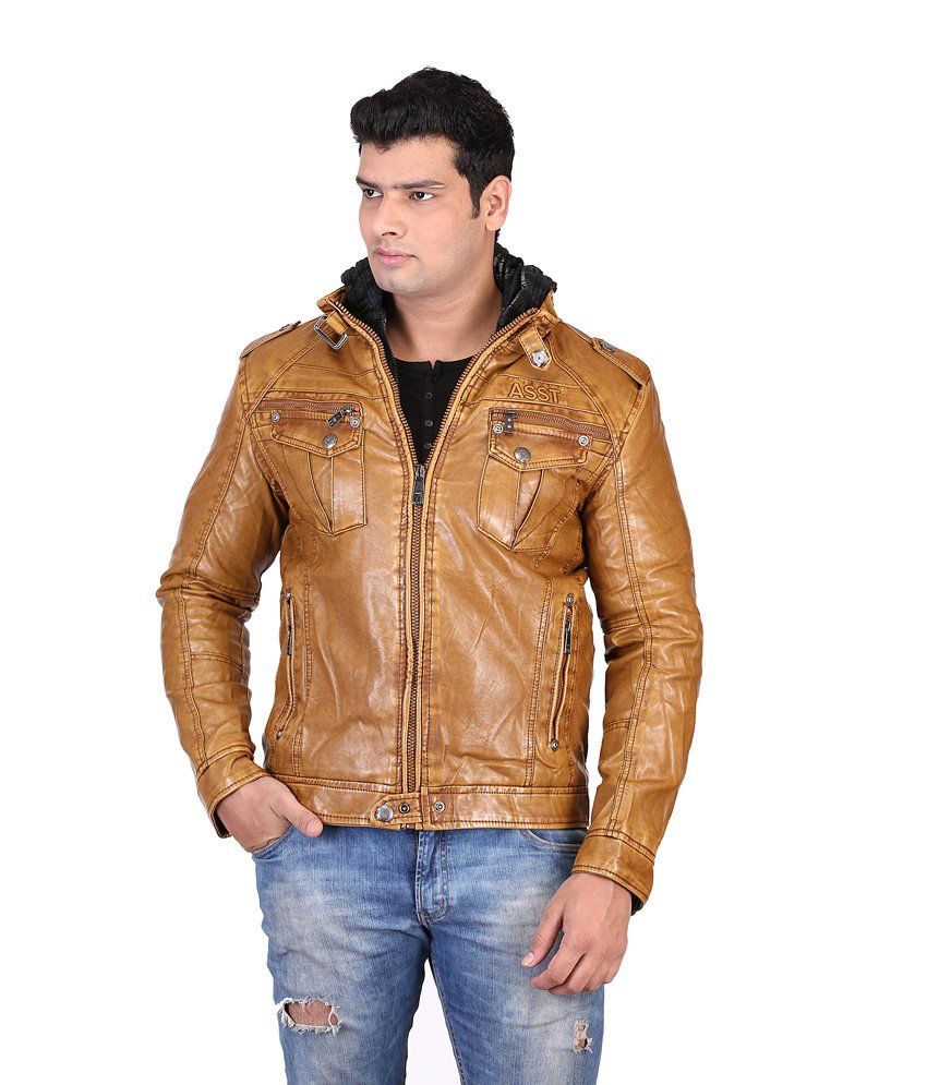 leather jacket snapdeal