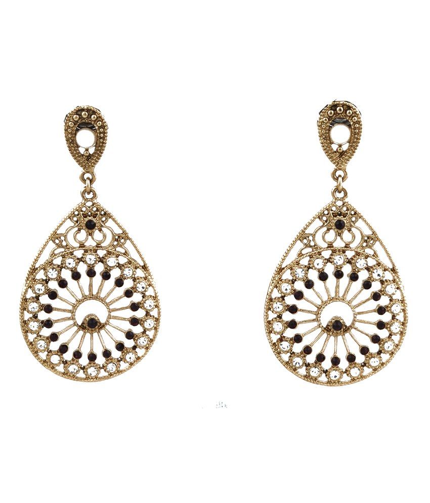 Adhira Combo Of 2 Earrings And 1 Chabi Challa - Buy Adhira Combo Of 2 ...