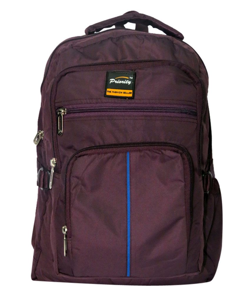 Priority Backpack Purple Backpack - Buy Priority Backpack Purple ...