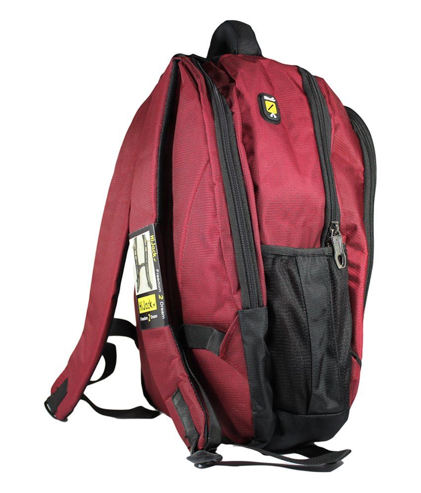 Hijack Red Polyester Durban Laptop Compatibility Backpack Buy Hijack
