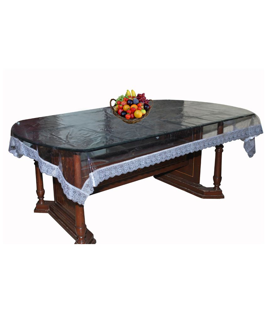     			ANS 6 Seater Transparent PVC Single Table Covers