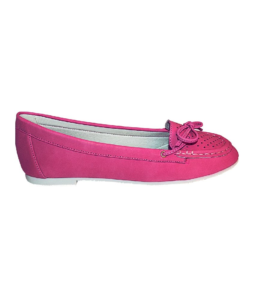 Khadim's Sharon Pink Moccasin Casual Shoes Price in India- Buy Khadim's ...