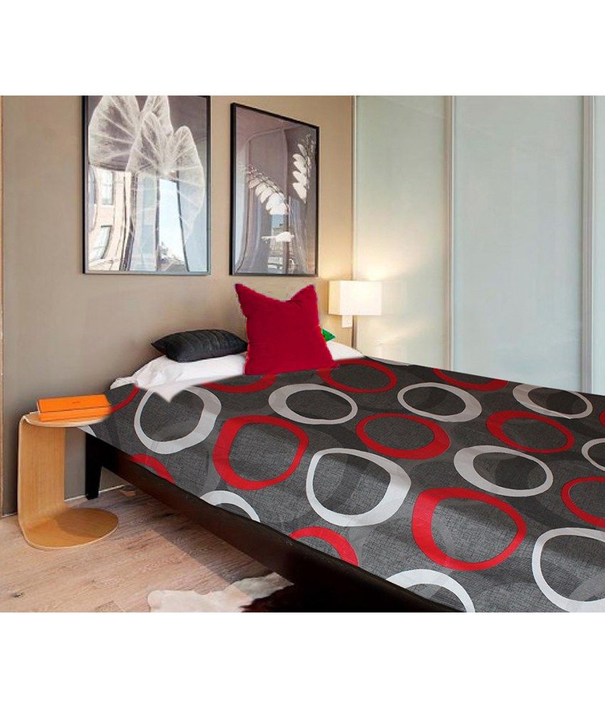 Christy's Collection Multicolour Single Bed Sheet Without Pillow Covers