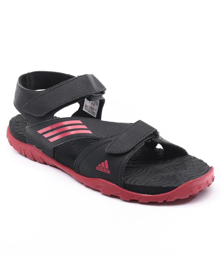 adidas gladi black floaters