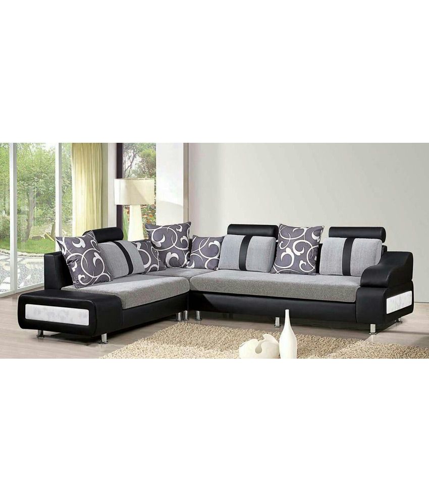  Godrej 3 Piece Luxury Black 7 Seater Sofa - Buy Godrej 3 