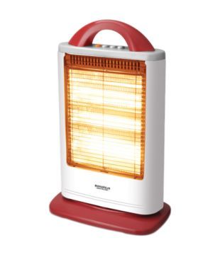 Maharaja Whiteline 1200 W Lava Room Heater White And Red