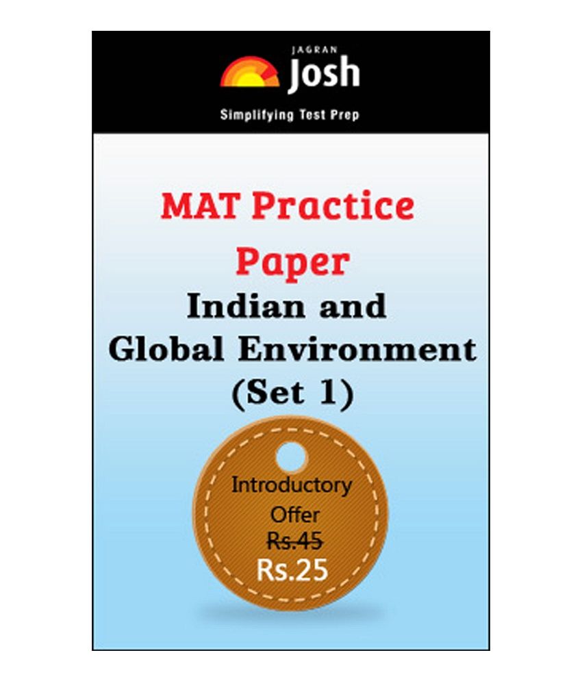 Mat Practice Paper Indian And Global Environment Set 1 Online