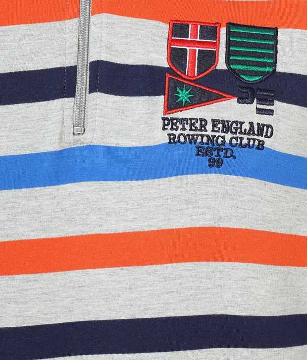 peter england grey sweatshirt