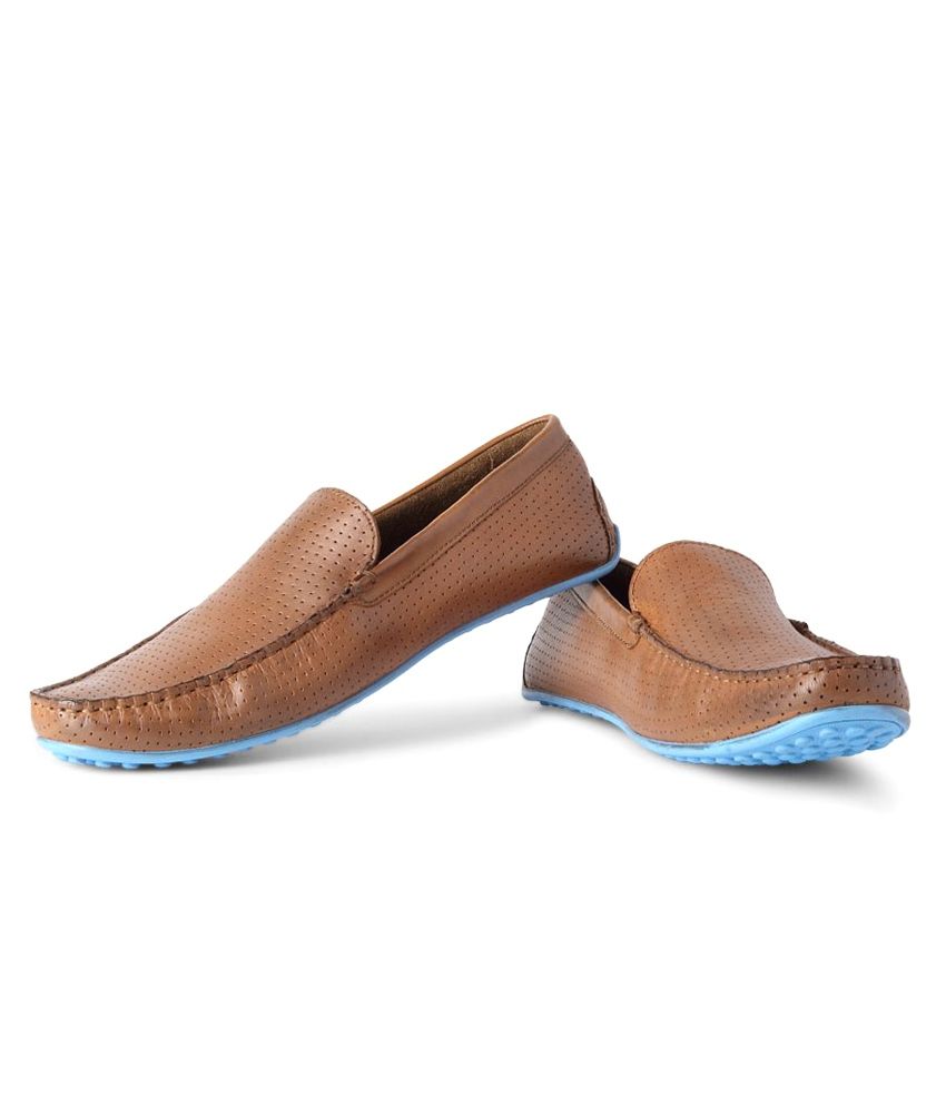 Louis Philippe Brown Loafers - Buy 