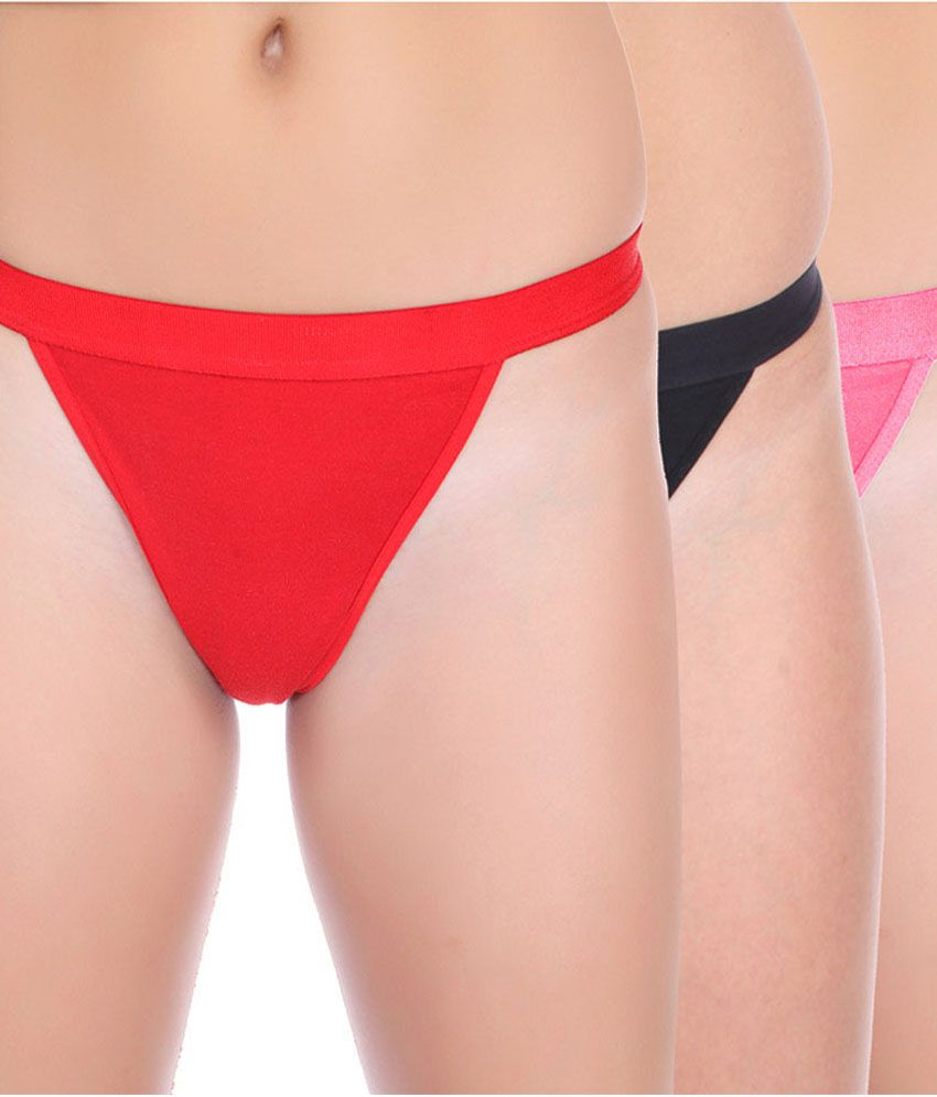     			Selfcare Multi Color Others Panties Pack of 3