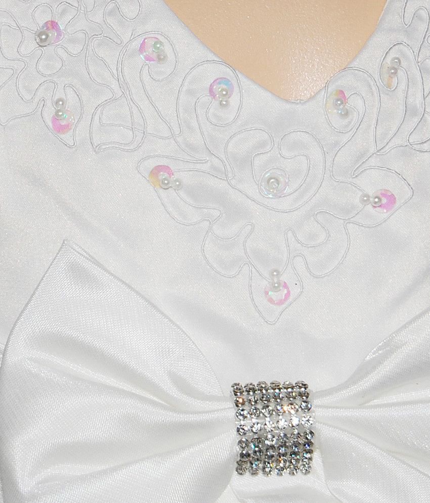 white color frock design