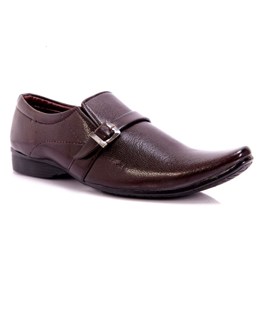 Buy Monty player Brown Formal Shoes 