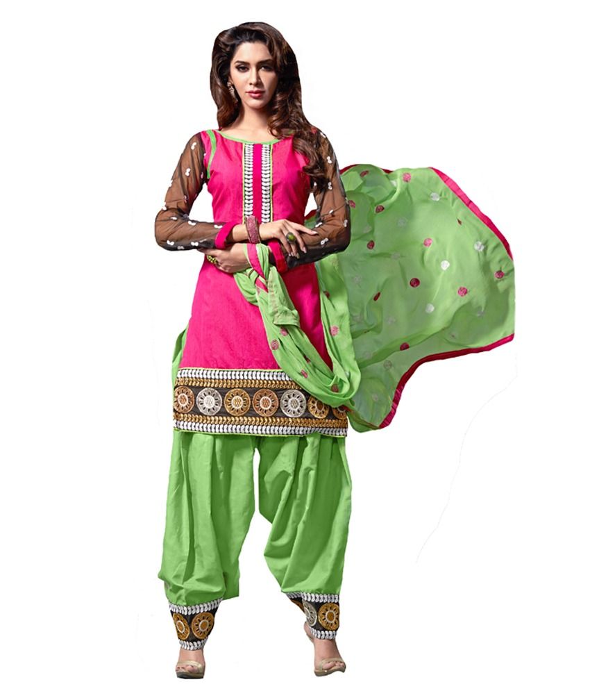 pink and orange sharara